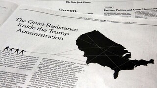 V Bielom dome je tajné hnutie odporu. Zbabelosť, reaguje Trump