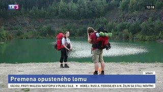 Potápači vyčistili zaplavený lom, je z neho atraktívne miesto
