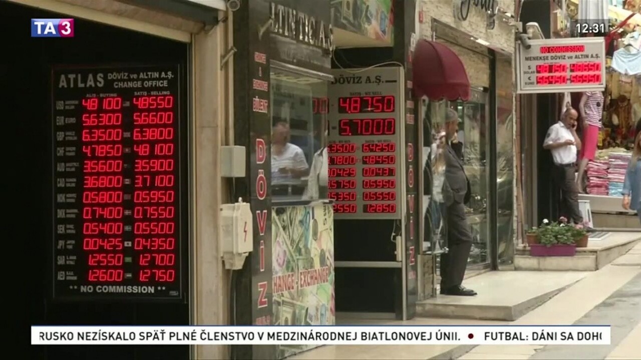 Rozvojové ekonomiky sú v kríze, najviac zasiahnuté je Turecko a Argentína