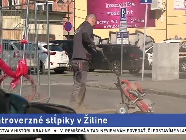 V Žiline začali so stavbou kontroverzných stĺpikov