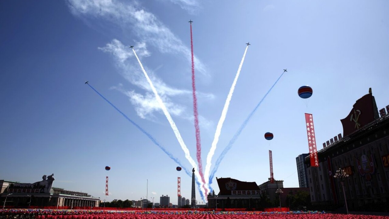 KĽDR Severná Kórea oslavy jubileum 1140 px (SITA/AP)