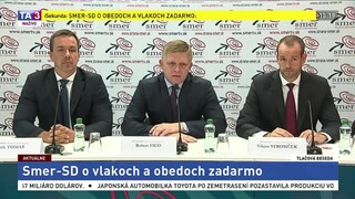 TB predstaviteľov strany Smer-SD o vlakoch a obedoch zadarmo