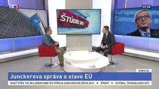 ŠTÚDIO TA3: analytik M. Reguli o Junckerovej správe o stave EÚ