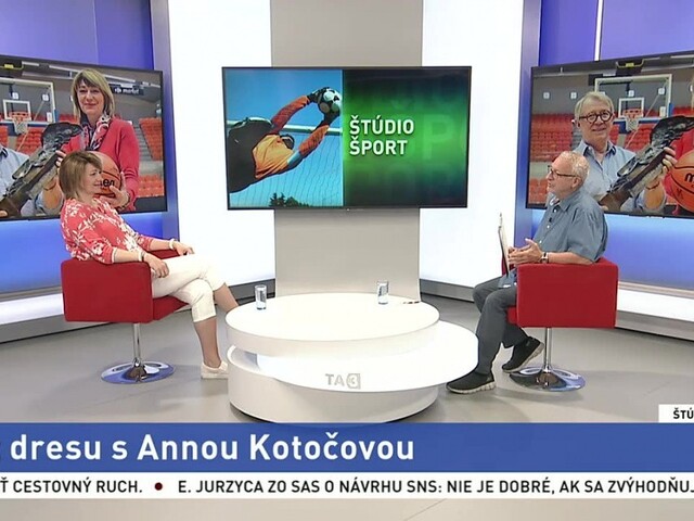 ŠTÚDIO ŠPORT: Bez dresu s Annou Kotočovou