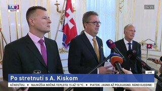 TB koaličných strán po stretnutí s Andrejom Kiskom