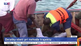Prevrátenie trajektu v Tanzánii usmrtilo viac ako 100 ľudí