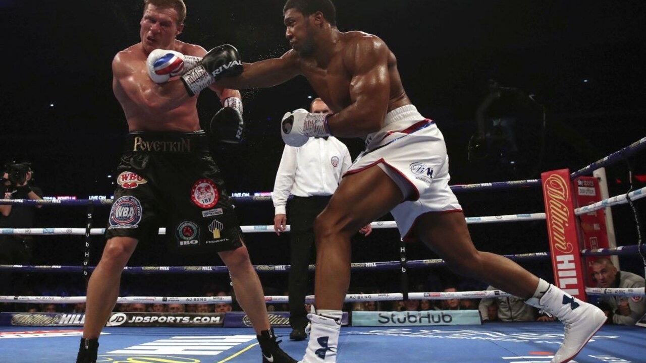 Joshua obhájil opasky, Povetkina poslal k zemi knokautom