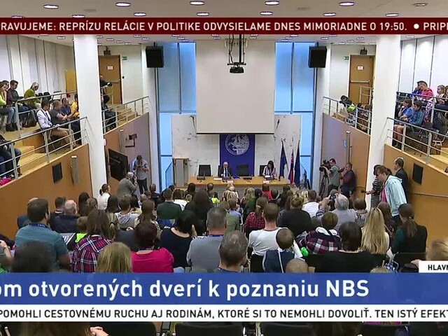 NBS mala deň otvorených dverí, v osvete chce pokračovať
