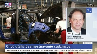 P. Jančovič o zamestnávaní cudzincov na Slovensku