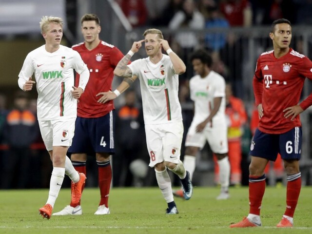 Bayern stratil prvé body, prekvapivo remizoval s Augsburgom