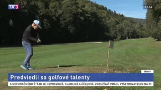 Mladí golfisti sa predviedli na greene, sľubné talenty vynikli