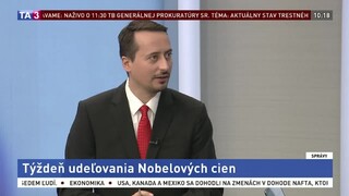 V. Lichvár o týždni udeľovania Nobelových cien
