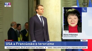 A Vrbovská o rokovaní E. Macrona s ministrom obrany USA