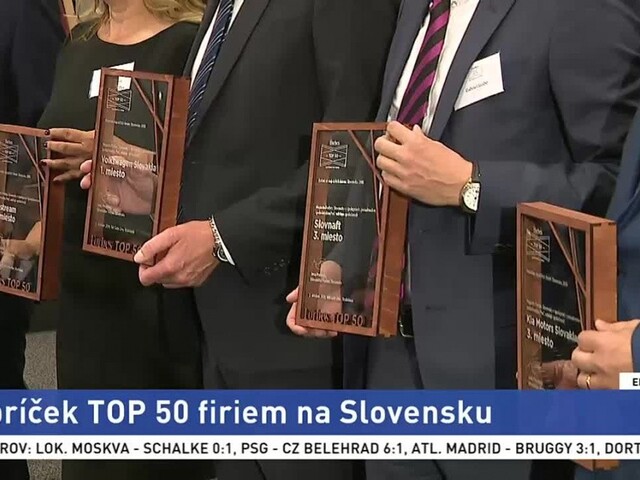 Forbes predstavil najlepšie slovenské firmy, prevzali si cenu