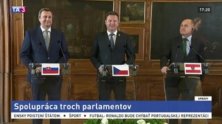 TB predsedov troch parlamentov po spoločnom rokovaní