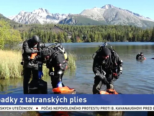 Napriek čisteniam sú v plesách stovky kilogramov odpadu