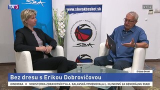 ŠTÚDIO ŠPORT: Bez dresu s Erikou Dobrovičovou
