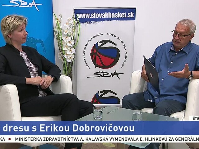 ŠTÚDIO ŠPORT: Bez dresu s Erikou Dobrovičovou