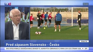 ŠTÚDIO TA3: D. Galis o zápase Slovenska a Česka v Lige Národov