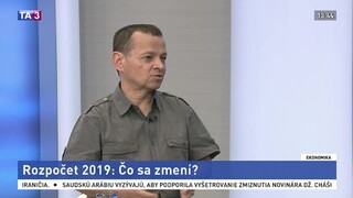 Prognostik V. Baláž o vládnom rozpočte na rok 2019