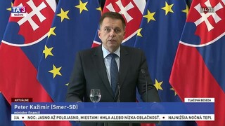 TB ministra financií P. Kažimíra o schválenom návrhu rozpočtu