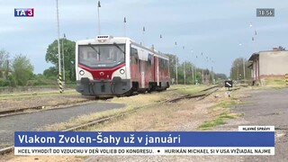 Na trať Zvolen-Šahy sa vrátia vlaky, začnú jazdiť v januári