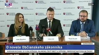 TB G. Gála, E. Pfundtner a M. Števčeka o novele zákonníka