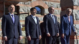 TB prezidentov V4 po stretnutí vo Vysokých Tatrách