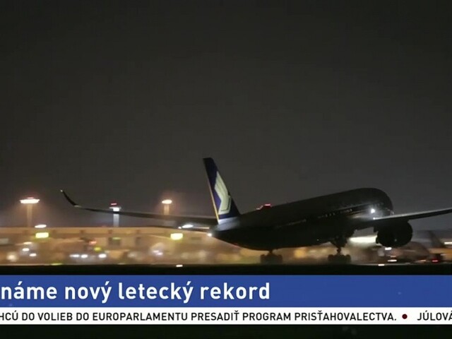 Svet má nový rekord, najdlhší komerčný let bez medzipristátia