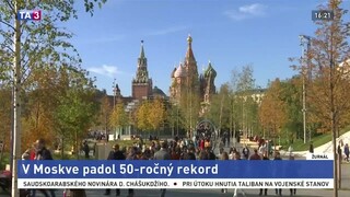 V Moskve padol polstoročie starý rekord, teplo bude pokračovať