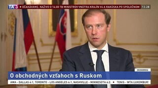 Ruskí investori chcú prísť na Slovensko, tvrdí minister Manturov