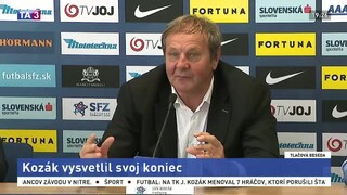 TB bývalého trénera SR J. Kozáka o dôvodoch rezignácie