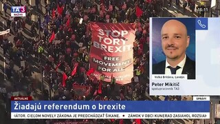 Spolupracovník TA3 P. Mikitič o masovej demonštrácii v Londýne