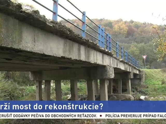 Most pri Stropkove je na spadnutie, rekonštrukciu sľubujú už roky