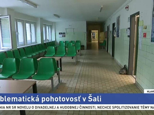 Pohotovosť v Šali má problémy, lekári zvažujú výpovede