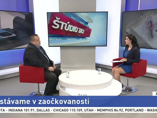 ŠTÚDIO TA3: Hygienik J. Mikas o očkovaní proti chrípke