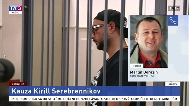M. Dorazín o zadržiavaní režiséra Serebrennikova