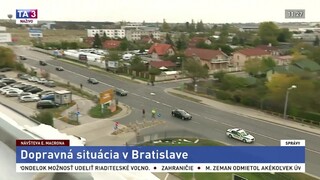 Macronova návšteva prináša aj viaceré dopravné obmedzenia