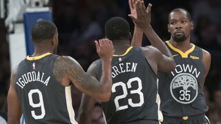 NBA: Golden State vyhral na palubovke NY Knicks, triumfoval Durant