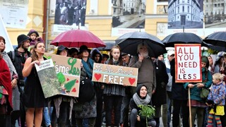 Za slovenské lesy protestovali stovky ľudí, chcú vytvoriť tlak