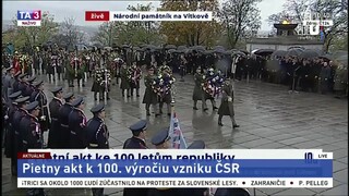 Pietny akt k stému výročiu vzniku Československa
