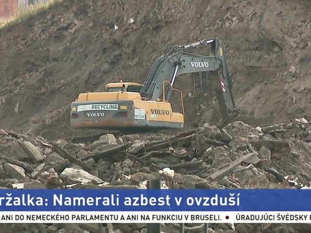 V Petržalke namerali v ovzduší azbest, vraj pochádza z rozoberanej skládky
