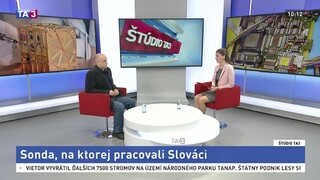 ŠTÚDIO TA3: J. Baláž o práci Slovákov na misii k Merkúru