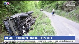 Obvinili vodiča, ktorý havaroval s Tatrou plnou vojakov