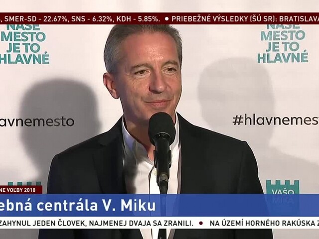 TB V. Miku o porážke v boji o post primátora Bratislavy