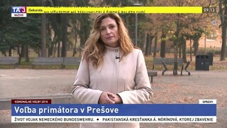 Povolebné štúdio s víťazkou volieb v Prešove A. Turčanovou