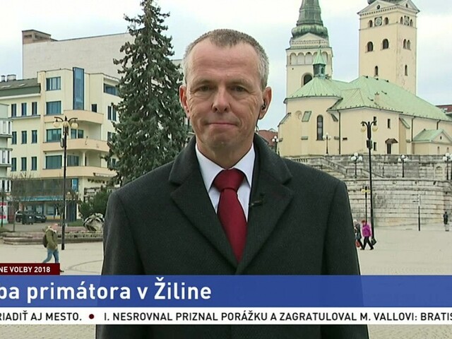 Povolebné štúdio s víťazom volieb v Žiline P. Fiabánem