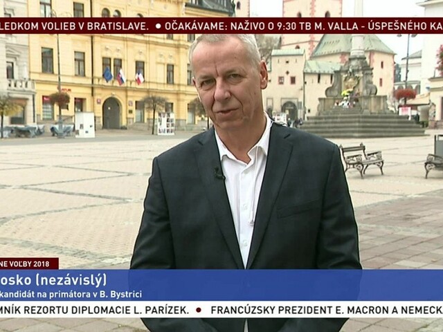 Povolebné štúdio s víťazom volieb v Banskej Bystrici J. Noskom