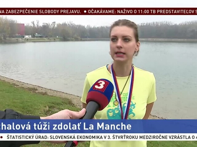 Plavkyňa I. Nechalová o príprave na preplávanie prieplavu La Manche
