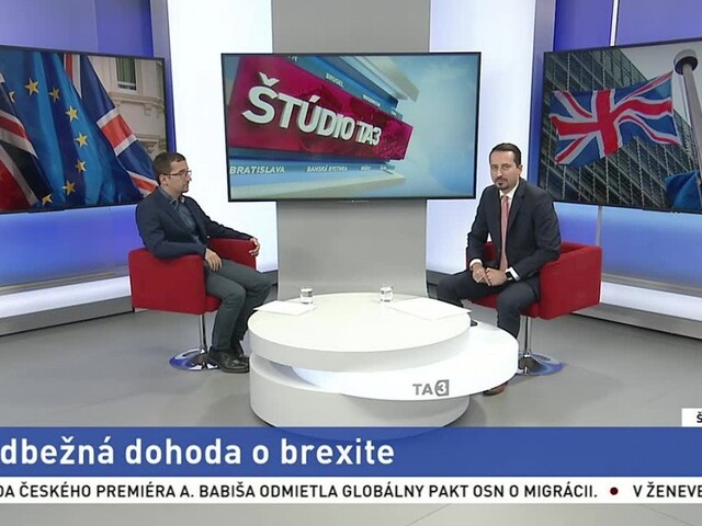 ŠTÚDIO TA3: Analytik M. Reguli o predbežnej dohode o brexite